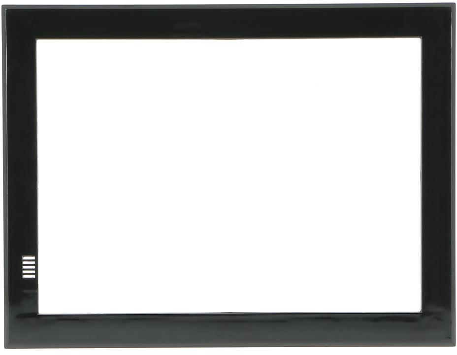 Лицева рамка за термостат за скрит монтаж, черен, UXone