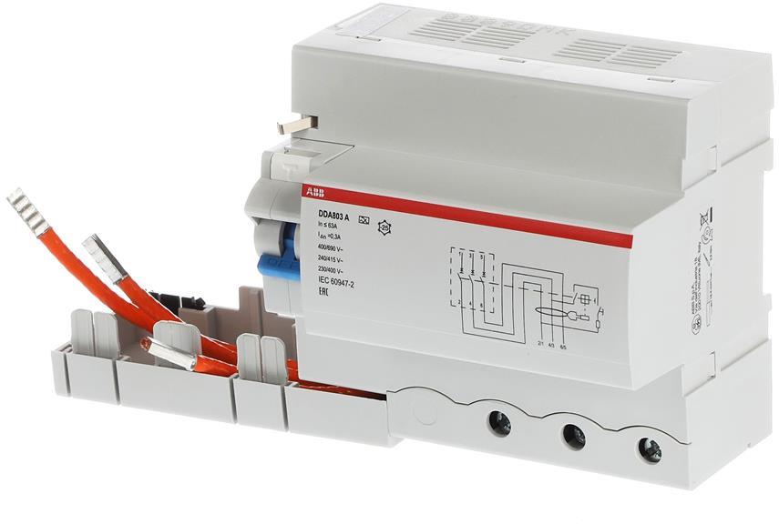ДТЗ модул DDA803 3P 63A 300mA тип A 6.5 мод. ABB