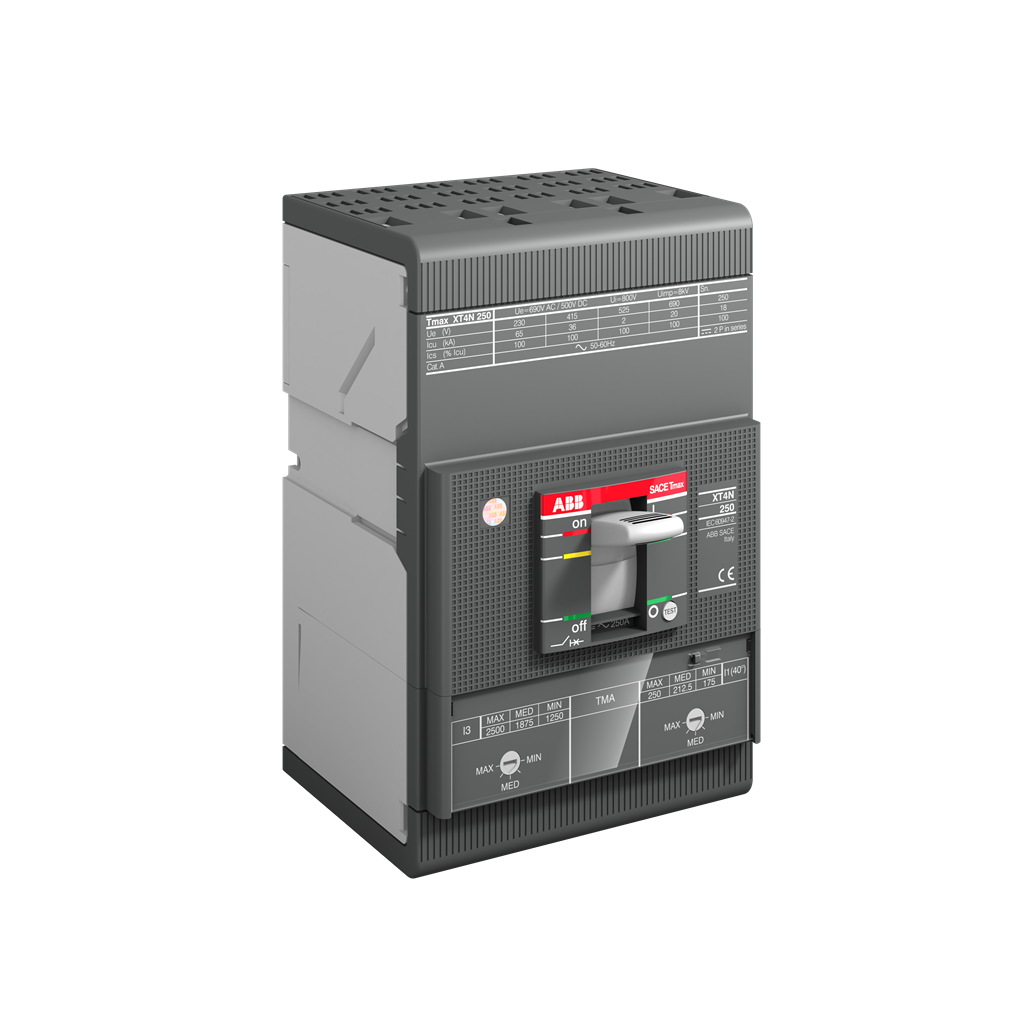 Автомат T Max XT4S 160А TM 3P 50kA регулируем (In x 0.7...1) АВВ