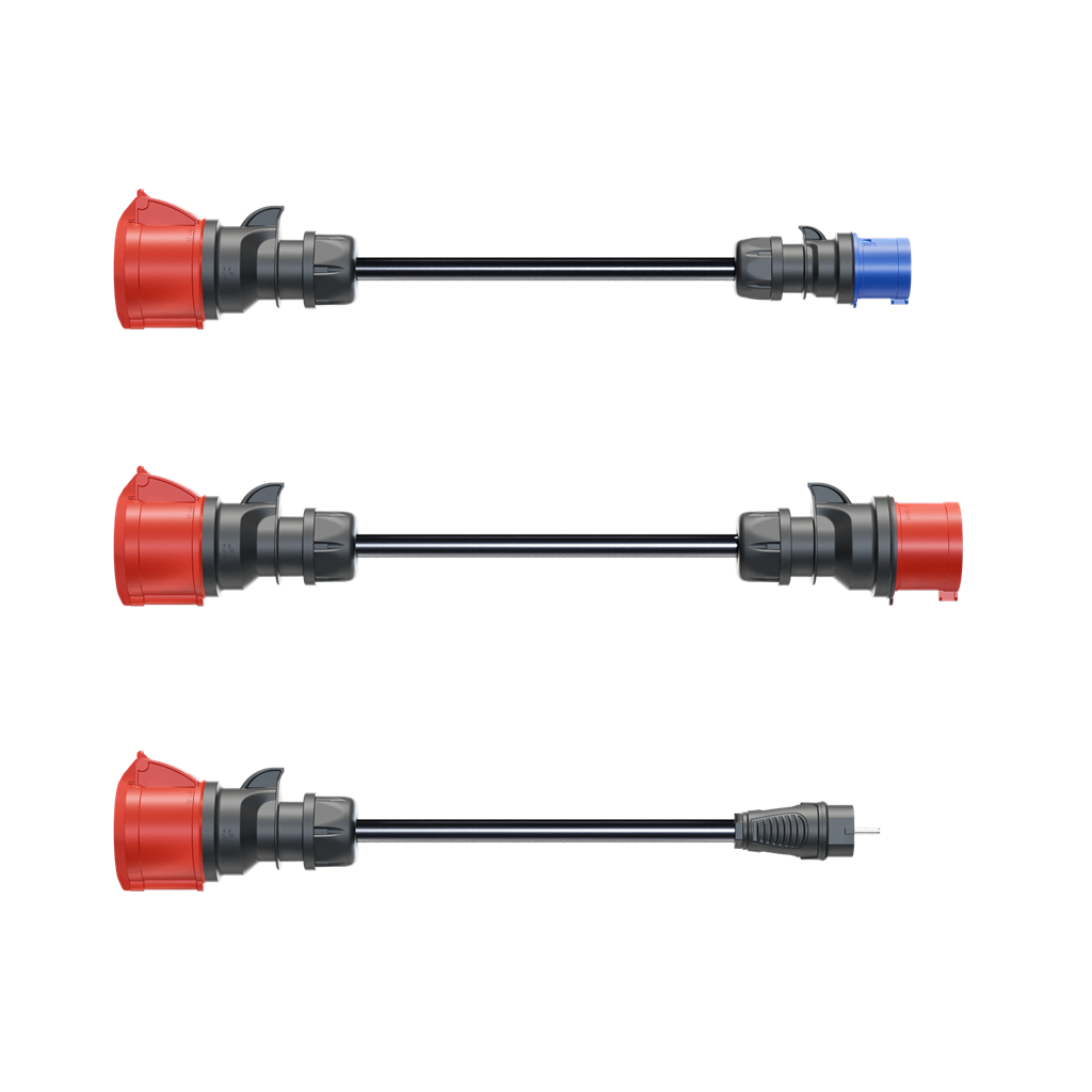 Комплект адаптери за преносима зарядна станция Gemini 22.1 kW, go-e