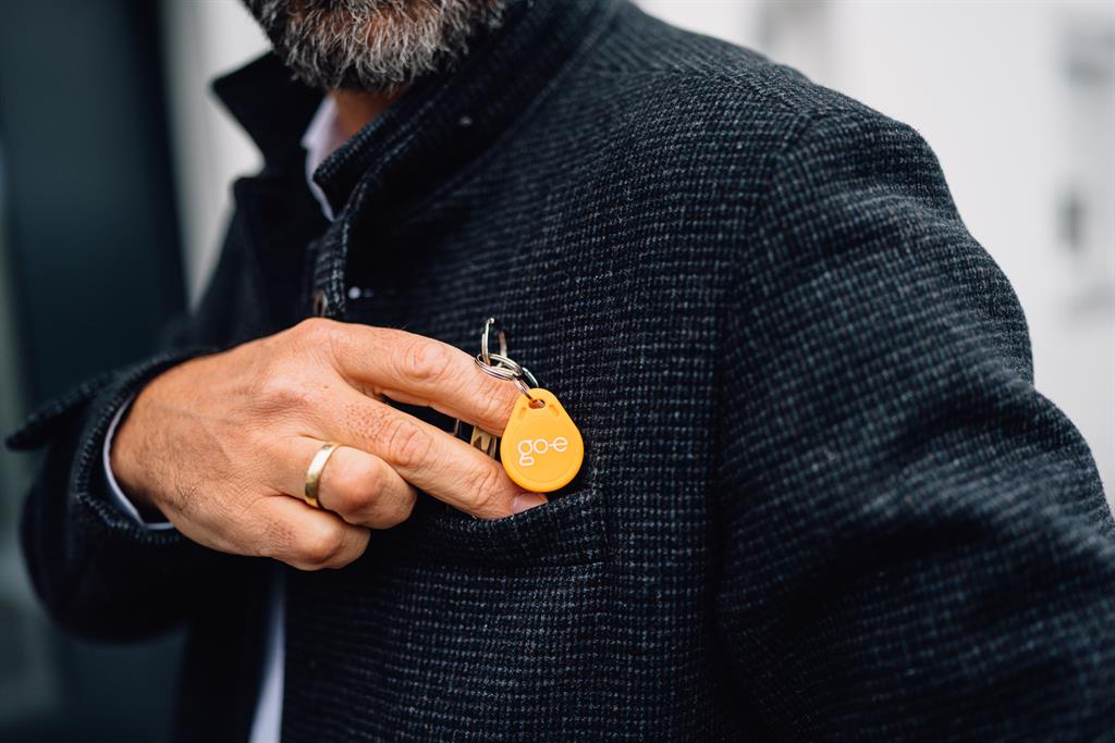 Безконтактен таг с ключодържател Mifare 13.56MHz (10 бр.), go-e