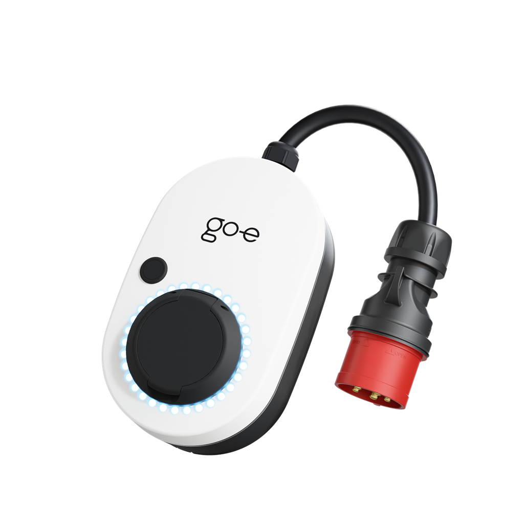 Зарядна станция преносима Gemini flex 22.1 kW, 3P 32A, с контакт Type 2, IP65 IK08, RFID, go-e