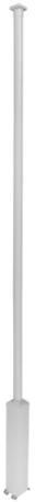 Kолона с 4 отделения, двустранна, 3.3м, алум. конструкция, PVC капаци, бяла Snap-On Legrand