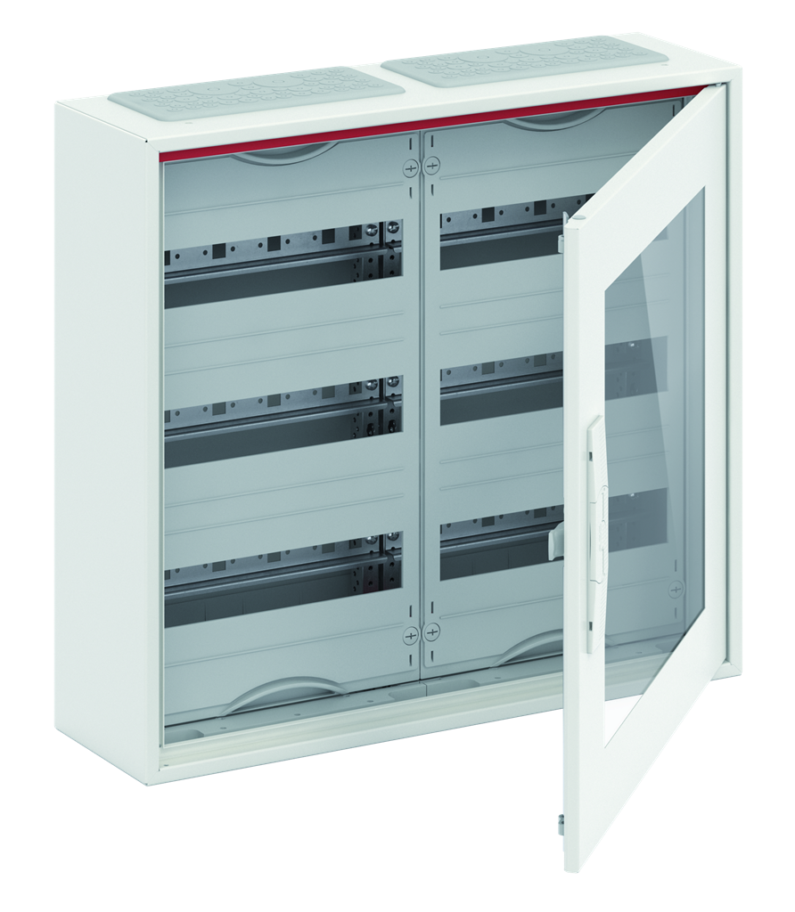 Табло за открит монтаж ComfortLine 3х24мод. CA23VT с прозрачна врата IP44 и Н и РЕ клеми ABB