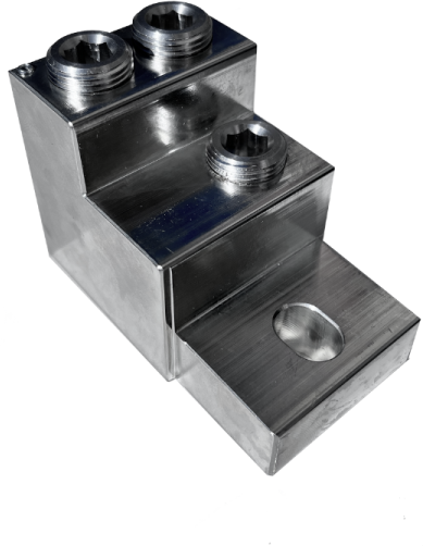 Неизолиран конектор към устройство OTH301-3 3xAl/Cu 70-300 mm² h64mm 1250A 690V MOREK