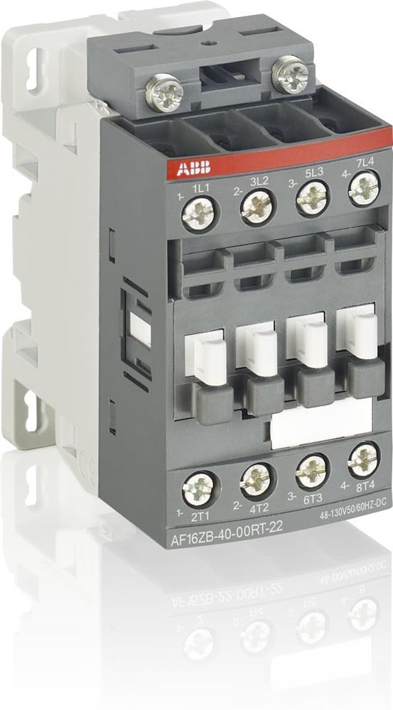Контактор AF09ZB-40-00RT 4P 4kW (9A AC-3) 48...130V 50/60Hz ABB