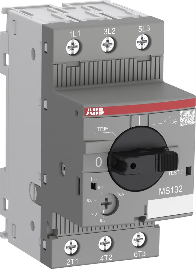 Моторна защита MS132 4kW TM 6.3-10A 100kA ABB