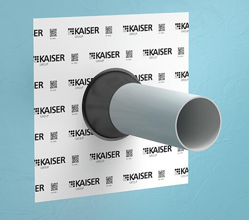 Изход за тръба през херметична мембрана, 1х Ф15...22мм, Kaiser