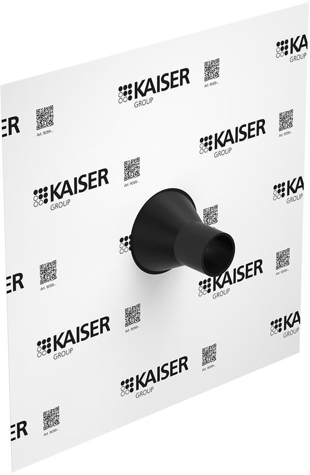 Изход за тръба през херметична мембрана, 1х Ф15...22мм, Kaiser