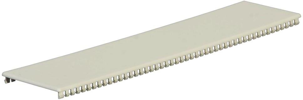 Глуха капачка оребрена VST за табло 220мм сива Pollmann