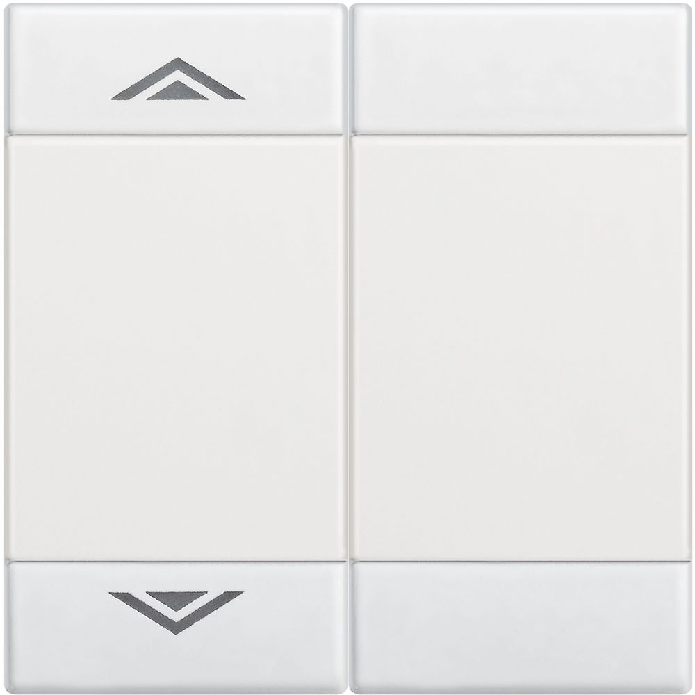 Лицев панел ключ двупосочен 2 мод. цвят Бял LL Bticino 