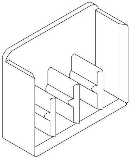 Крайно капаче EK-C-4/16 за захранващ гребен 3P+N 16мм2 Pollmann