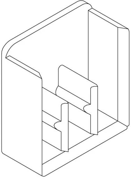 Крайно капаче EK-C-2+3/16 за захранващ гребен 2P/3P 16мм2 Pollmann