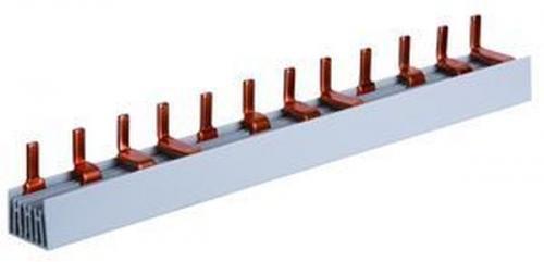 Захранващ гребен тип ПИН 3P+N 16мм2 80A 14 прекъсвача NL1L2L3 Pollmann