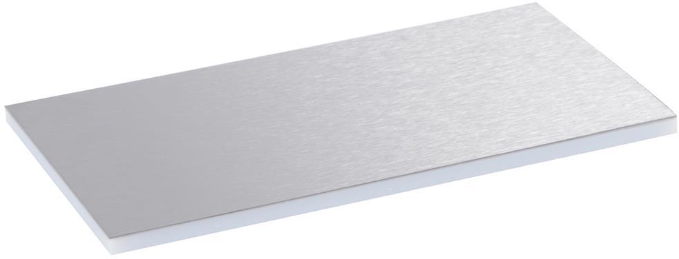 Изравняваща плоча за подова кутия 12 мод. хориз./8 мод. верт. (88000) неръждаема стомана Legrand