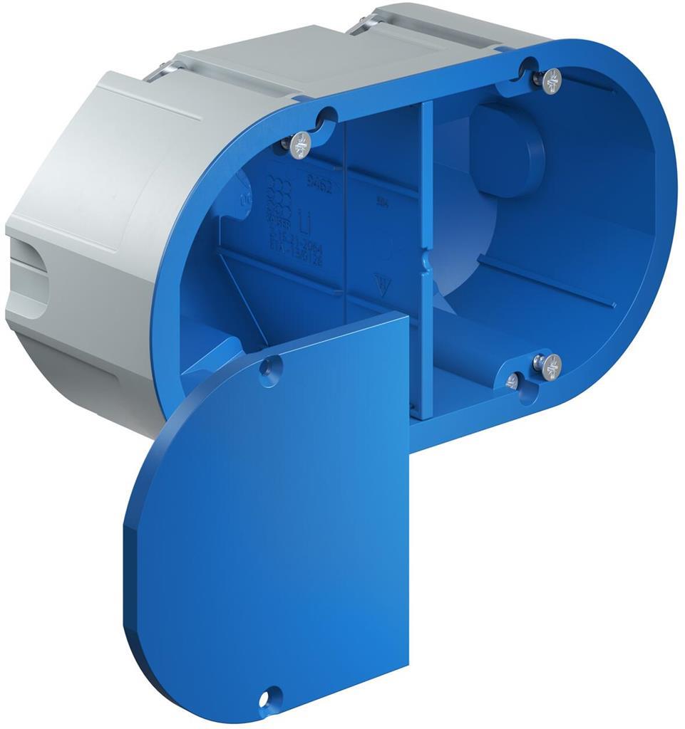 Конзолна кутия звукоизолираща, 2x Ø68мм, дълбочина 55мм, Kaiser