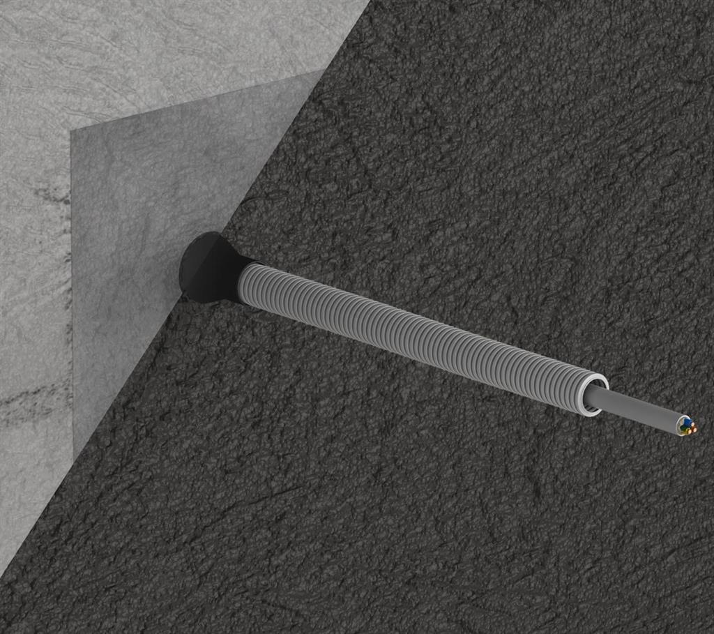 Изход за тръба през хидроизолационна мембрана, 1х Ф42...55мм, Kaiser