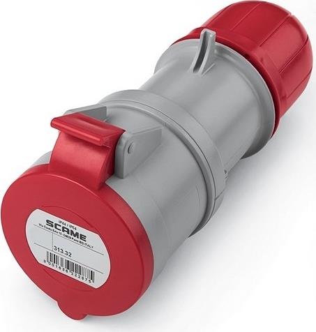 Промишлен подвижен контакт 3P+N+Е 32A IP54 серия Optima Scame