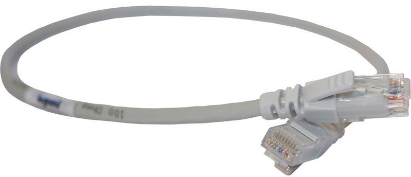 Корда Cat.5e U/UTP PVC сива – 0.5m LCS3 Legrand