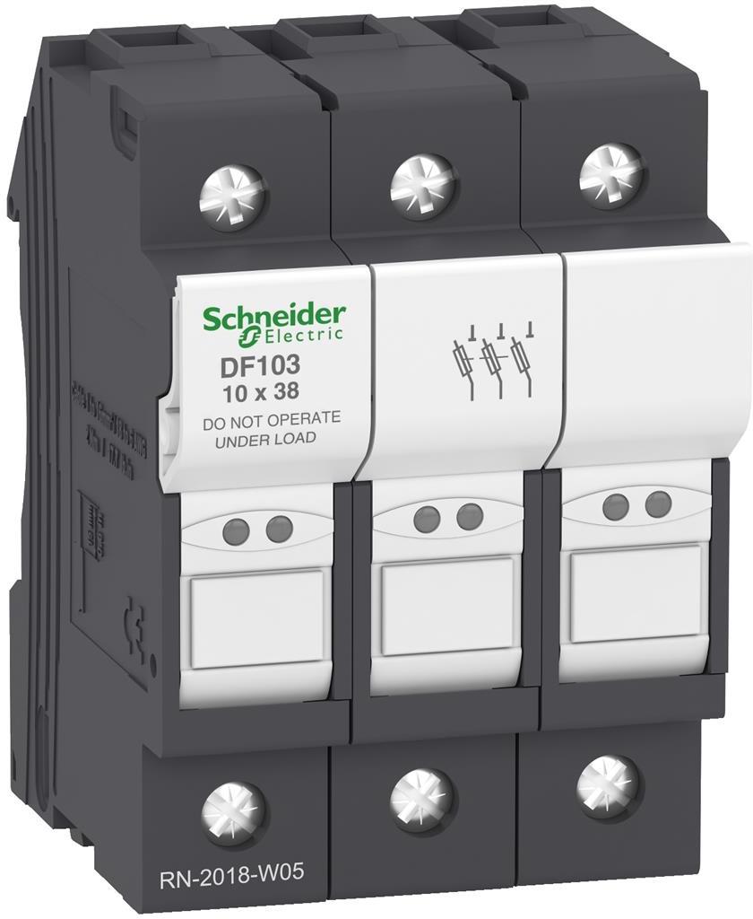 Разединител стопяем предпазител TeSys DF 3P 32A 10X38 mm SE