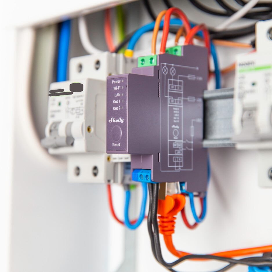 Импулсно Smart реле 2х On/Off 16A (25A) за DIN монтаж Shelly PRO 2 - 268025S