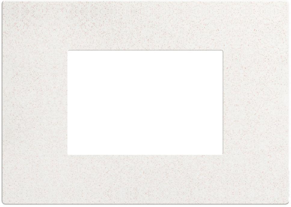 Рамка 3 мод. цвят Еко бял (White Fiber) Light Now Bticino