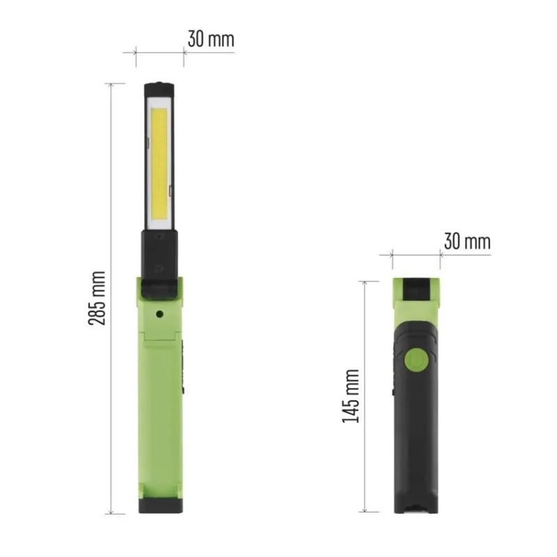 Работна лампа 750lm 35м 2ч зареждаема 2000mAh пластмаса IP44 EMOS