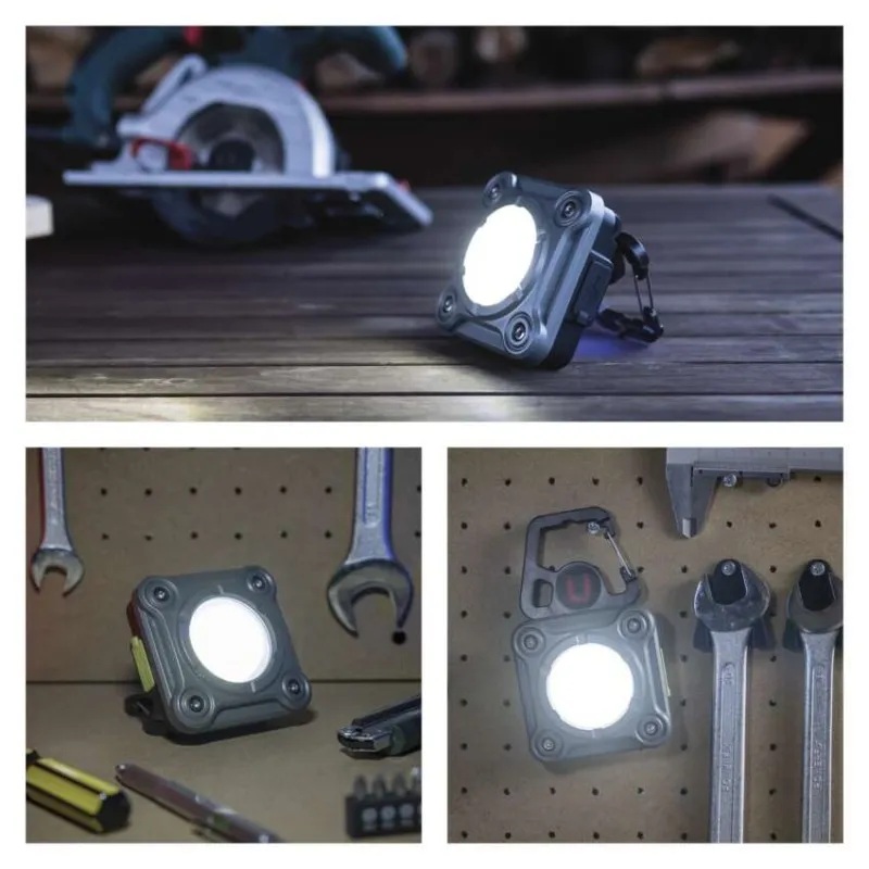 Работна лампа 1200lm 60м 3ч зареждаема 2000mAh пластмаса IP44 EMOS