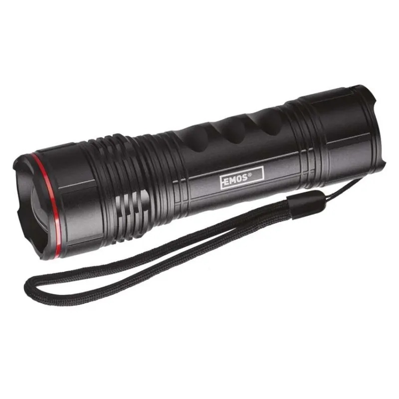 Фенерче LED 500lm 160м 6ч батерии 4× AAA алуминий IP44 EMOS