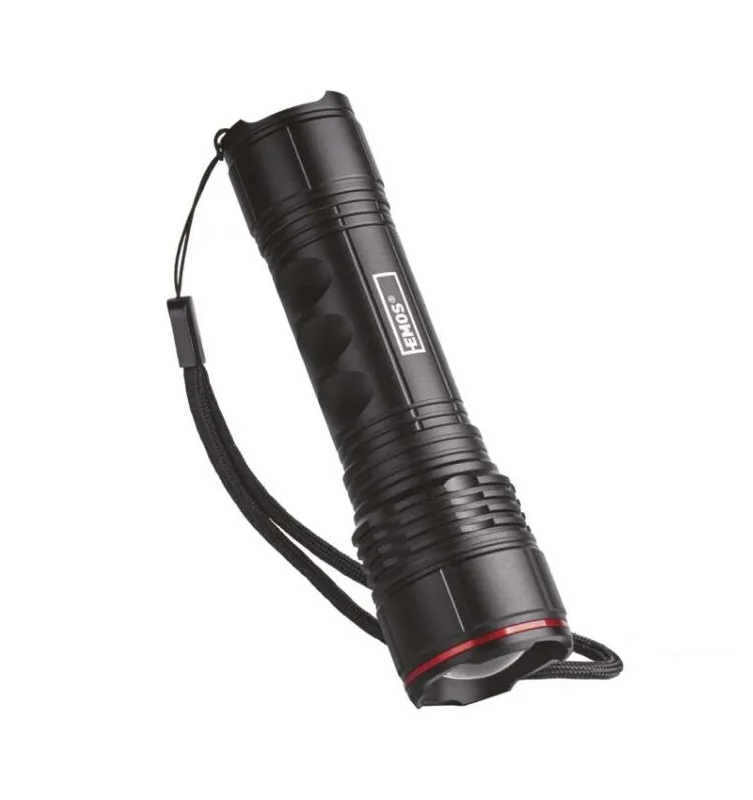 Фенерче LED 330lm 120м 10ч батерии 3× AAA алуминий IP44 EMOS