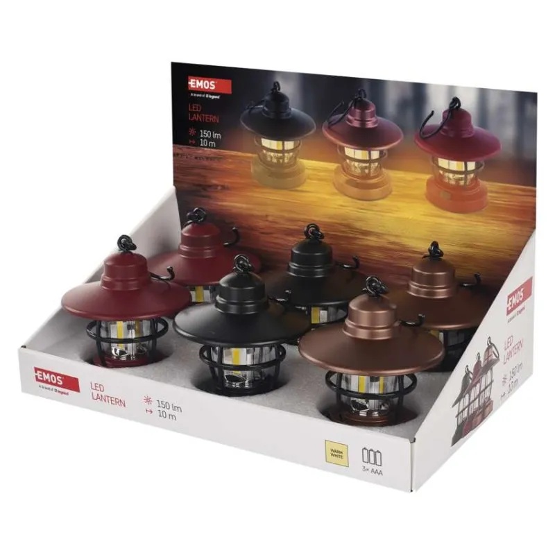 Фенерче къмпинг ЛАМПИ LED 150lm батерии 3× AAA /6 бр. кутия/ EMOS