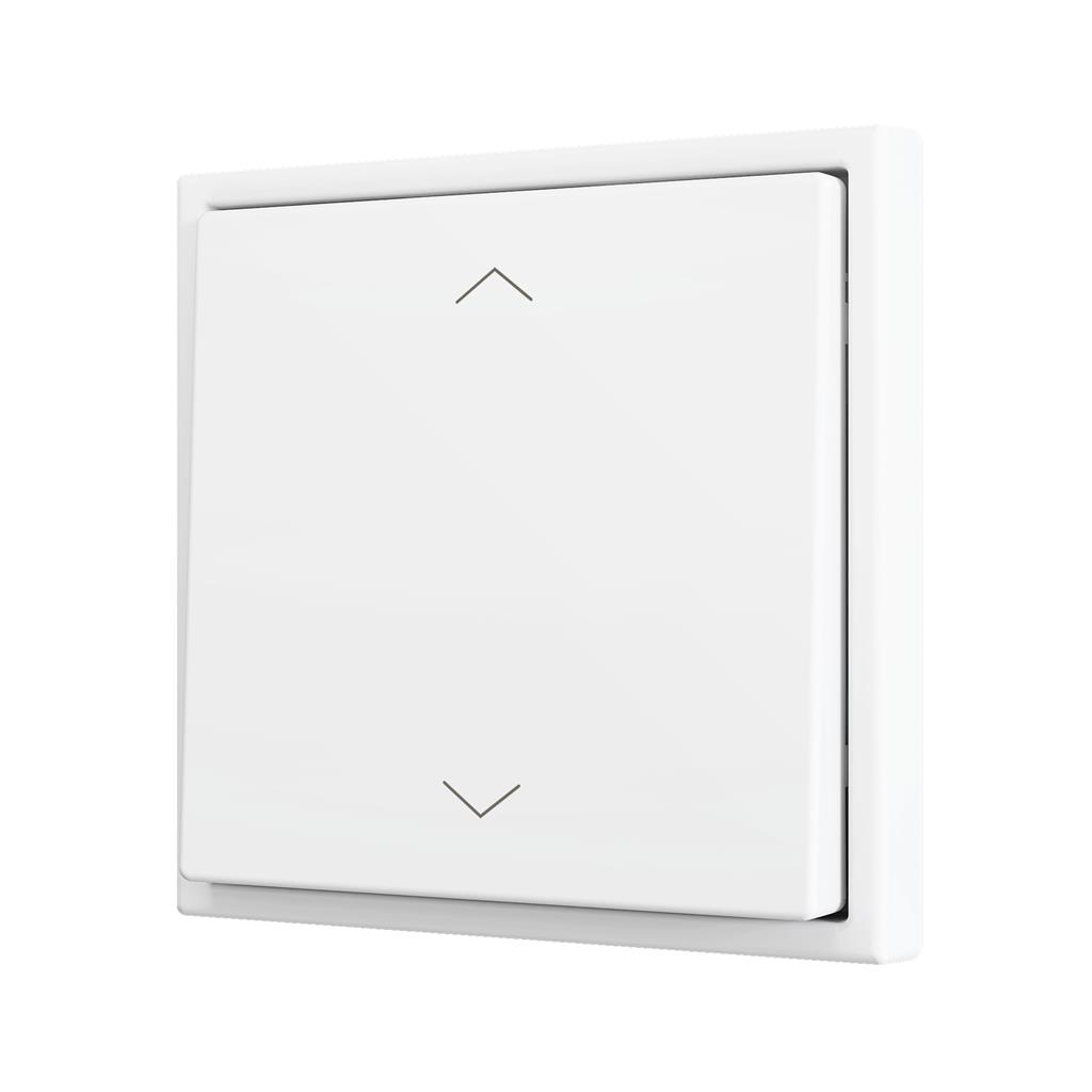 Бутон за 2 бинарни входа ZS70 70х70мм KNX цвят Сребро Zennio