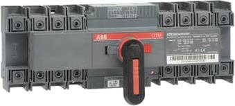 Разединител OTM… 100A 4P I-0-II с моторно задвижване 230V и ръкохватка ABB