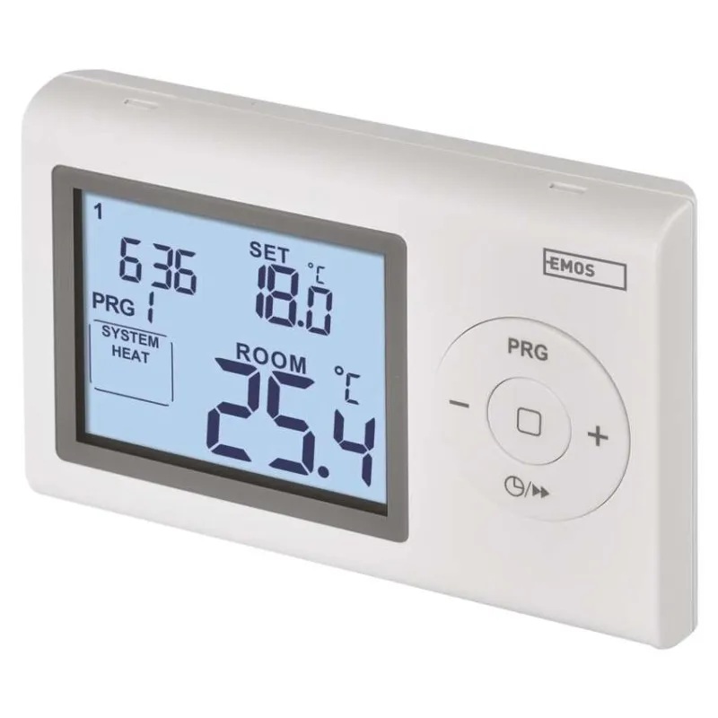 Термостат за отопление и охлаждане 5…35 °C с LCD дисплей и седмичен таймер 8A EMOS