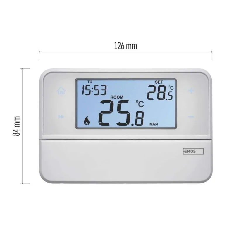 Термостат OpenTherm 5…35 °C с LCD дисплей 6A EMOS