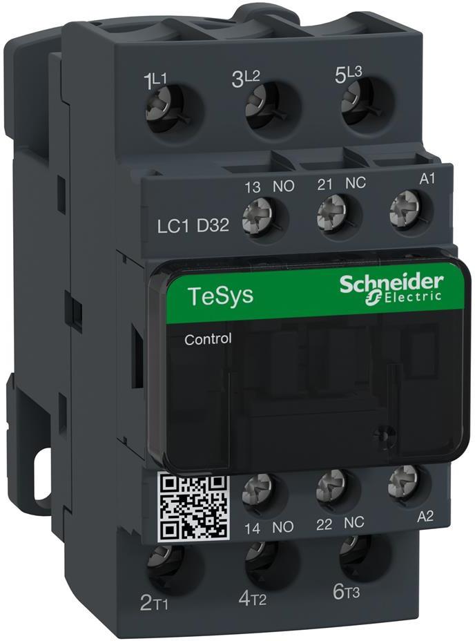 Контактор TeSys D 3P 15kW (32A AC-3) 1NO-1NC 48V 50/60Hz SE