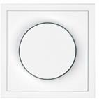 Димер ротативен R=5-300W LED=5-150VA моноблок цвят БЯЛ мат Adria Commel