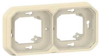 Рамка ДВОЙНА за скрит монтаж цвят Крем IP55 Plexo New Legrand