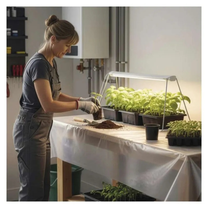 Лампа за растения LED 15W 3900K 800lm 25000h IP20 с таймер SEEDLINGS EMOS