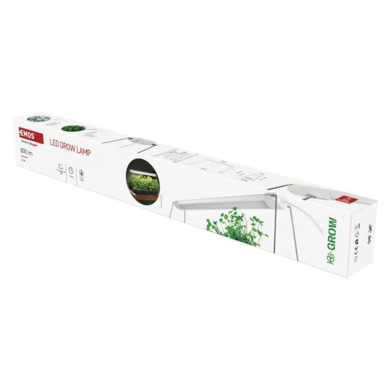 Лампа за растения LED 15W 3900K 800lm 25000h IP20 с таймер SEEDLINGS EMOS