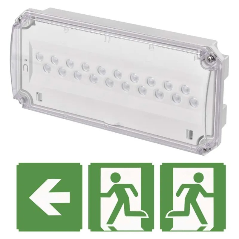 Авариен осветител LED 3W 6500K 150lm 3h IP66 открит монтаж NESSI EMOS