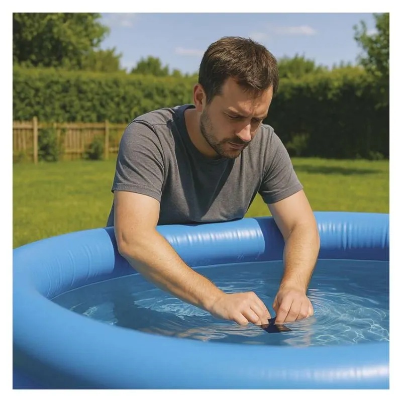 Залепваща лента цвят ЧЕРЕН 0.7мм х 100мм, дължина 1м POOLREPAIR EMOS