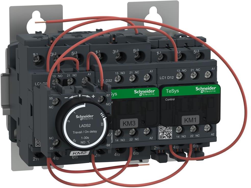 Моторен пускател TeSys D 3P 25kW (32A AC-3) звезда-триъгълник 230V 50/60Hz SE