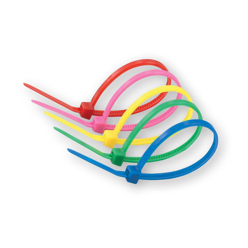 Кутия с кабелни връзки цветни 150х2,5мм Commel