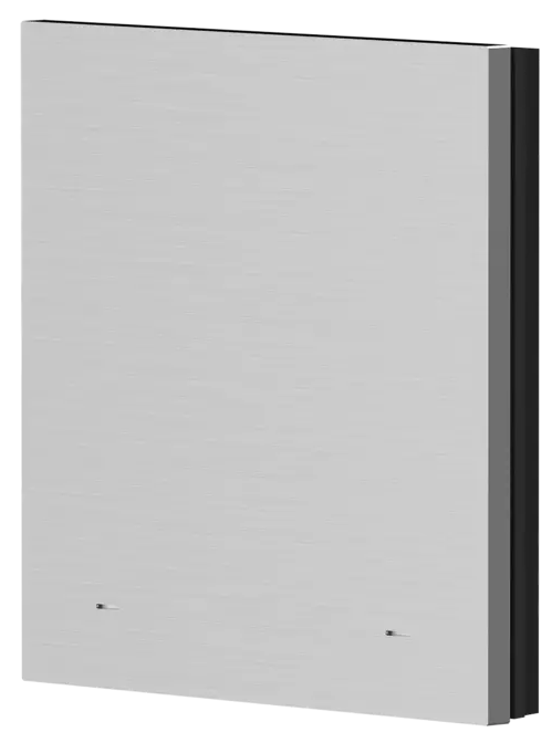 Лицев панел за 1 бутон iONprime PB 1R ABR Алуминий Theben