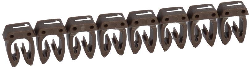 Маркировка цифра 1 0,15-0,5мм2 Legrand