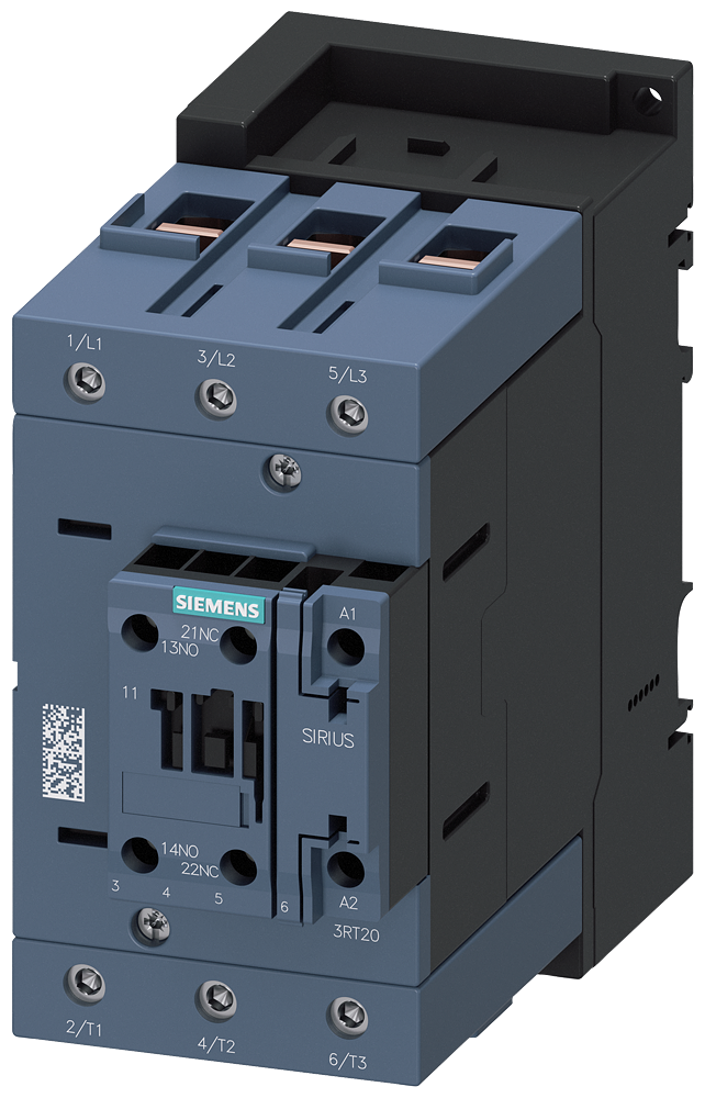 Контактор 3RT2 S3 3P 45kW (95A AC-3) 1NO+1NC 230V 50/60Hz Siemens