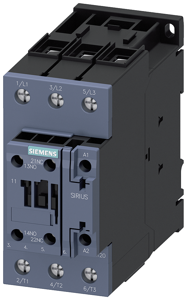 Контактор 3RT2 S2 3P 37kW (80A AC-3) 1NO+1NC 230V 50/60Hz Siemens