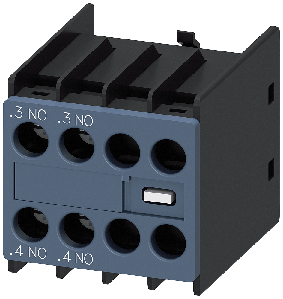 Блок помощни контакти 3RT2 S00…S3 2NO челен монтаж Siemens