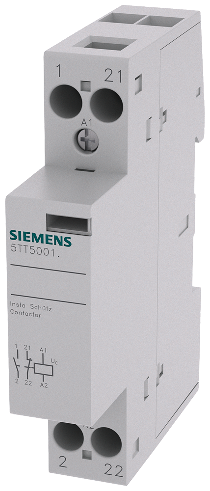 Модулен контактор 5TT5 Insta 20A 1NO+1NC 230Vac 1DIN Siemens